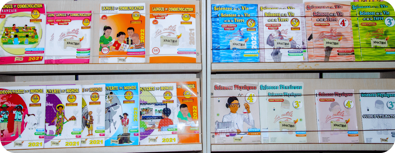 collection de livres scolaires